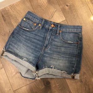 NWT Madewell high rise shorts